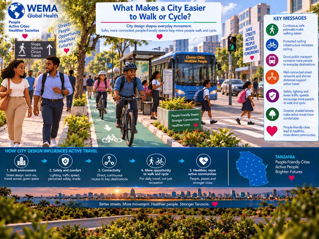What Makes a City Easier to Walk or Cycle? publication hero